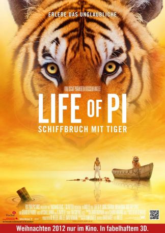 Life of Pi: Schiffbruch mit Tiger 3D